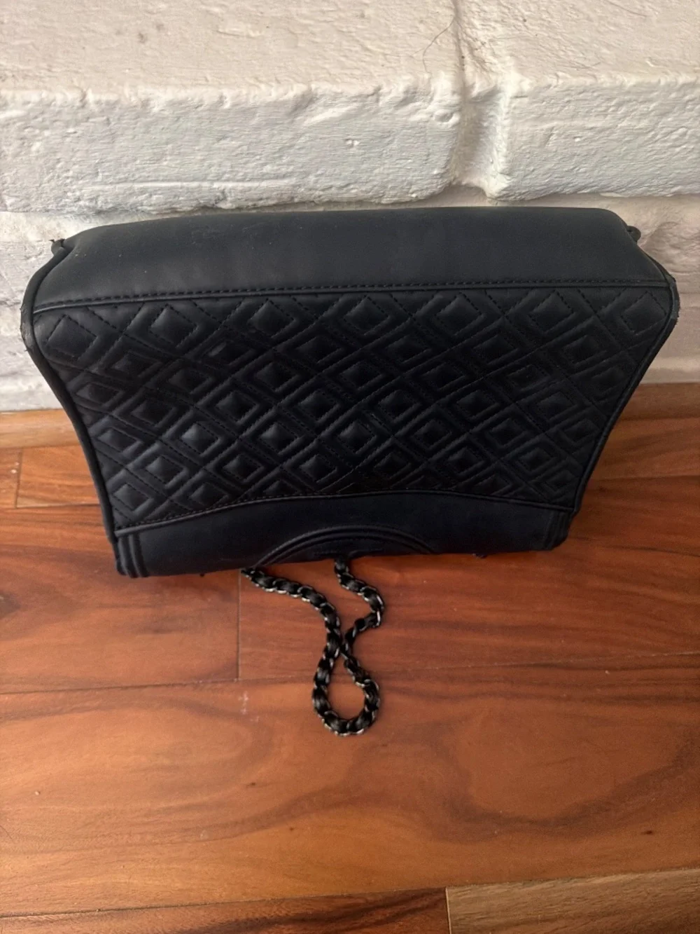 Matte black cross body